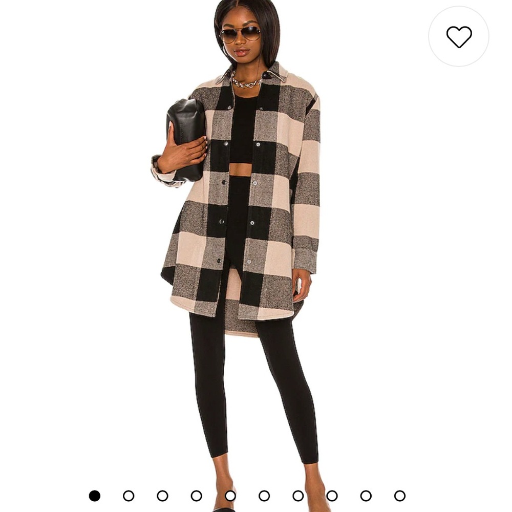 Bbdakota plaid shacket